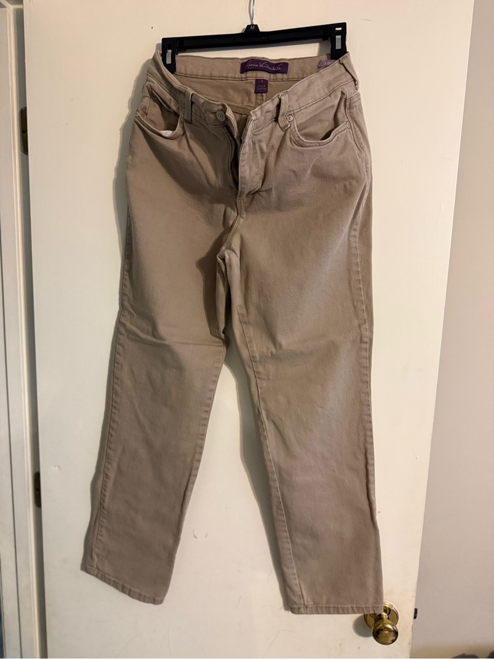 Gloria Vanderbilt Men's Chinos in Khaki Tan